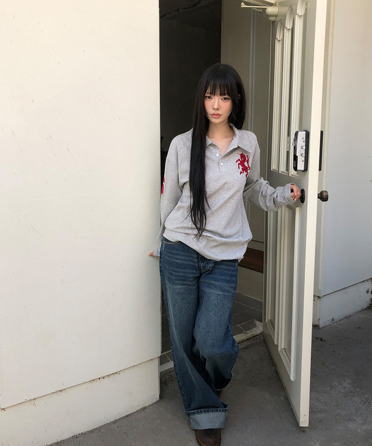 ロングスリーブTシャツ(9color) GREY
