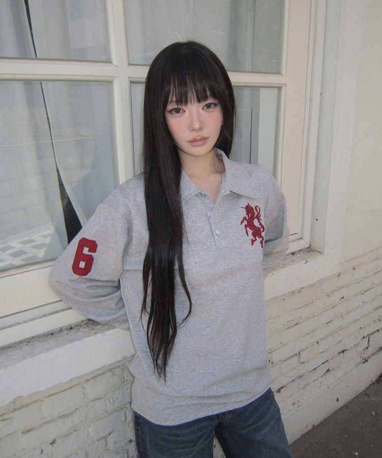 ロングスリーブTシャツ(9color) GREY