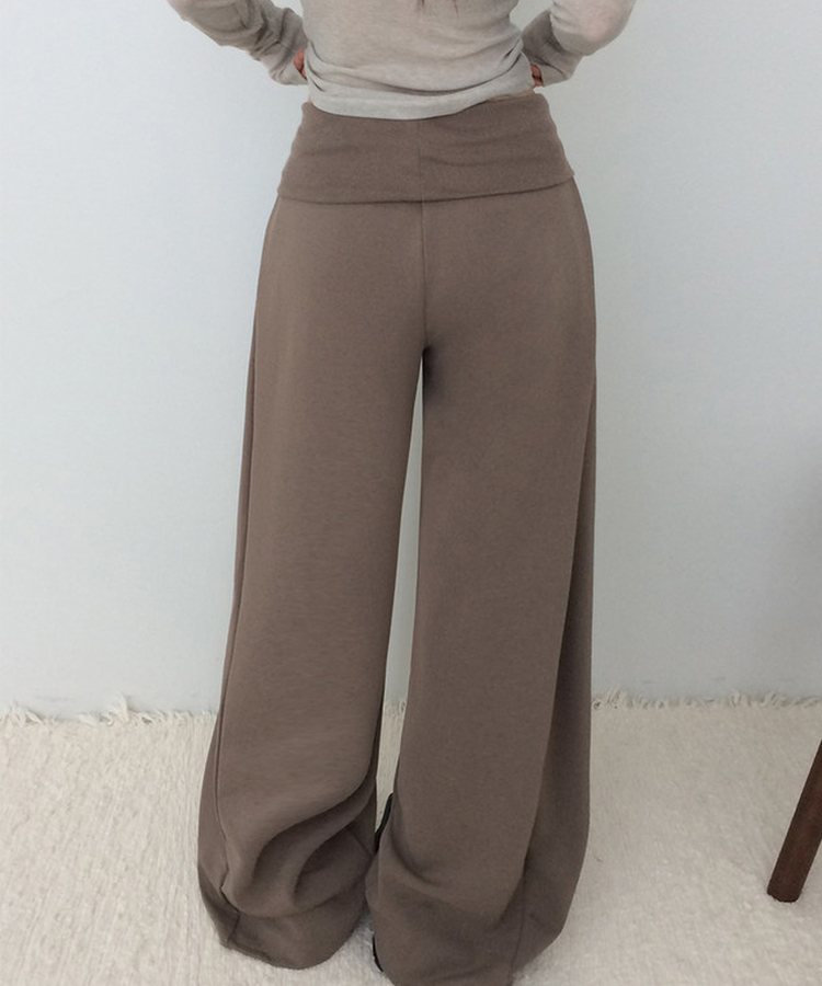 【丈別】シャーリングワイドトレーニングパンツ(5color) DEEP BEIGE