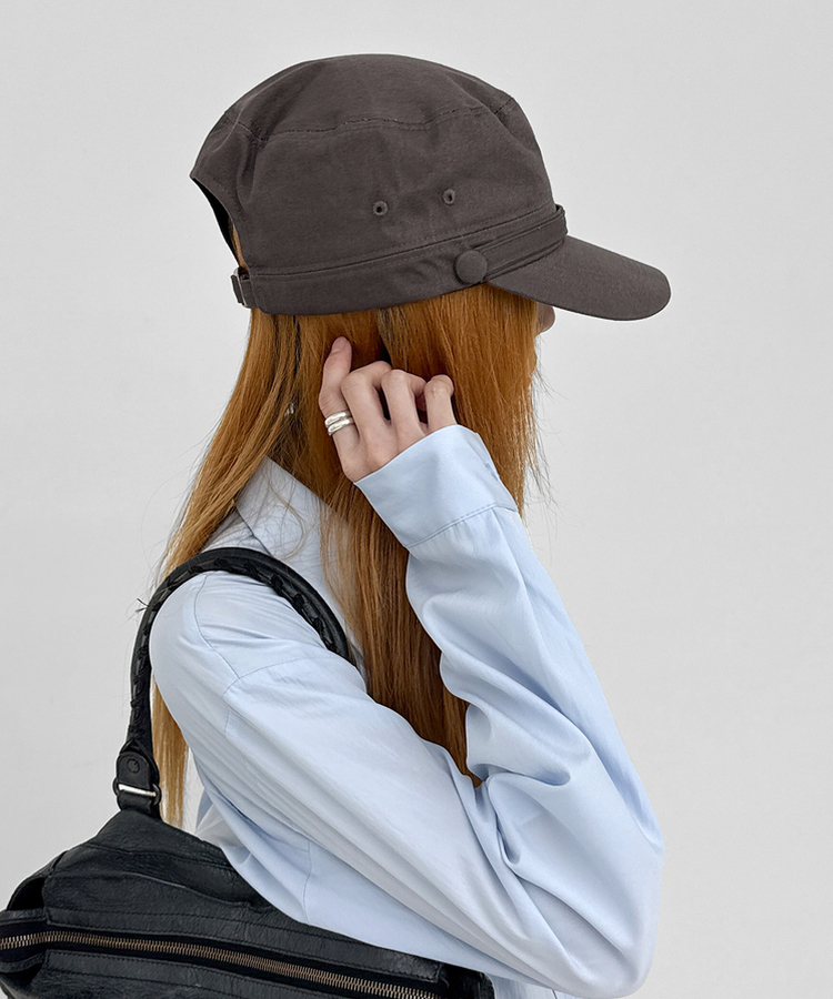 ヴィンテージボタンキャップ CHARCOAL