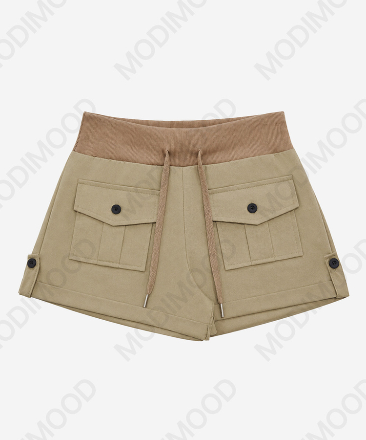 ポケットロールアップショートパンツ