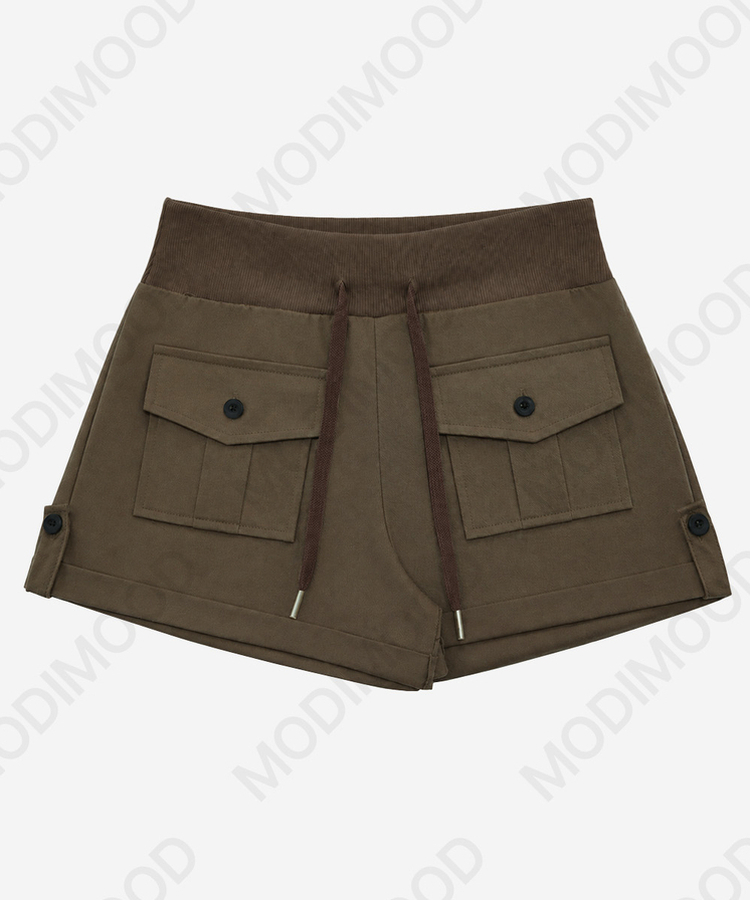 ポケットロールアップショートパンツ