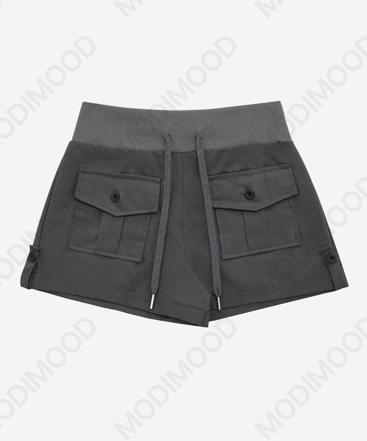 ポケットロールアップショートパンツ