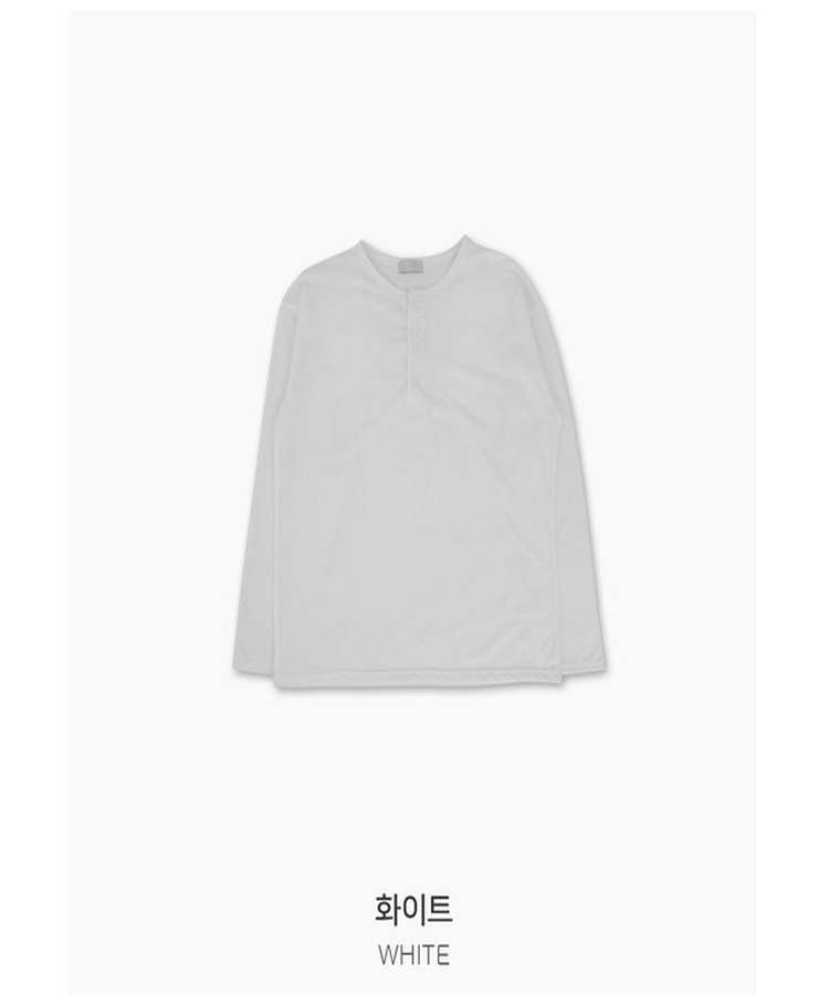 レイヤードヘンリーネックTシャツ(8color)