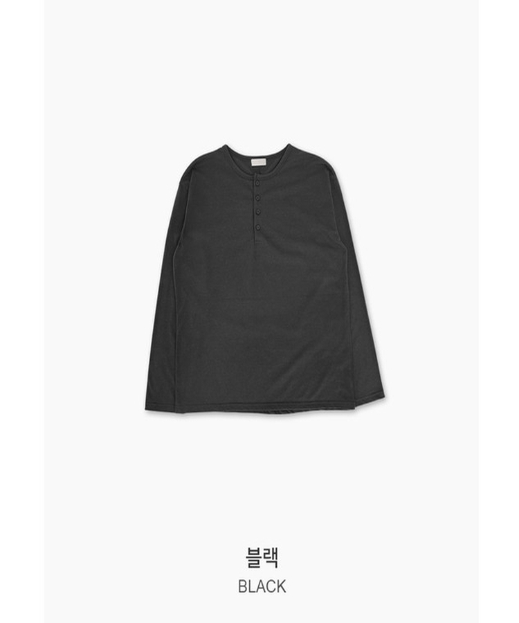 レイヤードヘンリーネックTシャツ(8color)