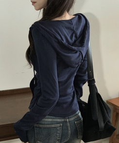 빈스 워머 무지 데일리 슬림핏 후드집업점퍼 12color 네이비