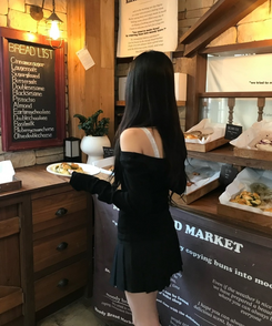 【1+1⭐기획】레이어드 슬림 컬러 긴팔 티셔츠 9color 검정