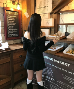 【1+1⭐기획】레이어드 슬림 컬러 긴팔 티셔츠 9color 검정