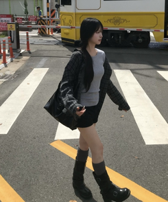 【1+1⭐기획】레이어드 슬림 컬러 긴팔 티셔츠 9color 회색