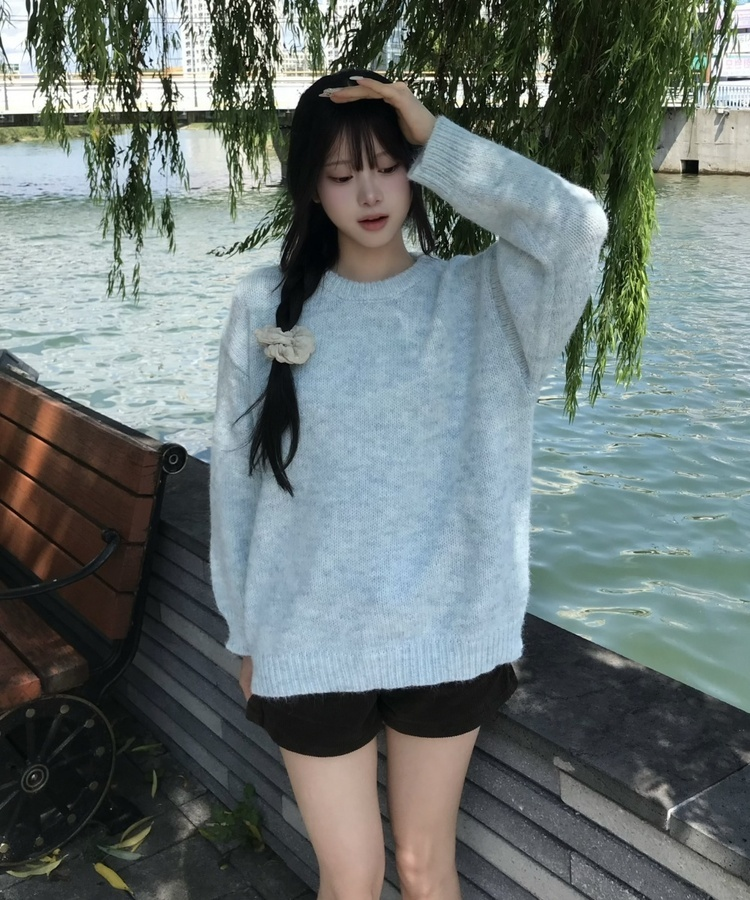 스터드 코듀로이 숏팬츠 브라운