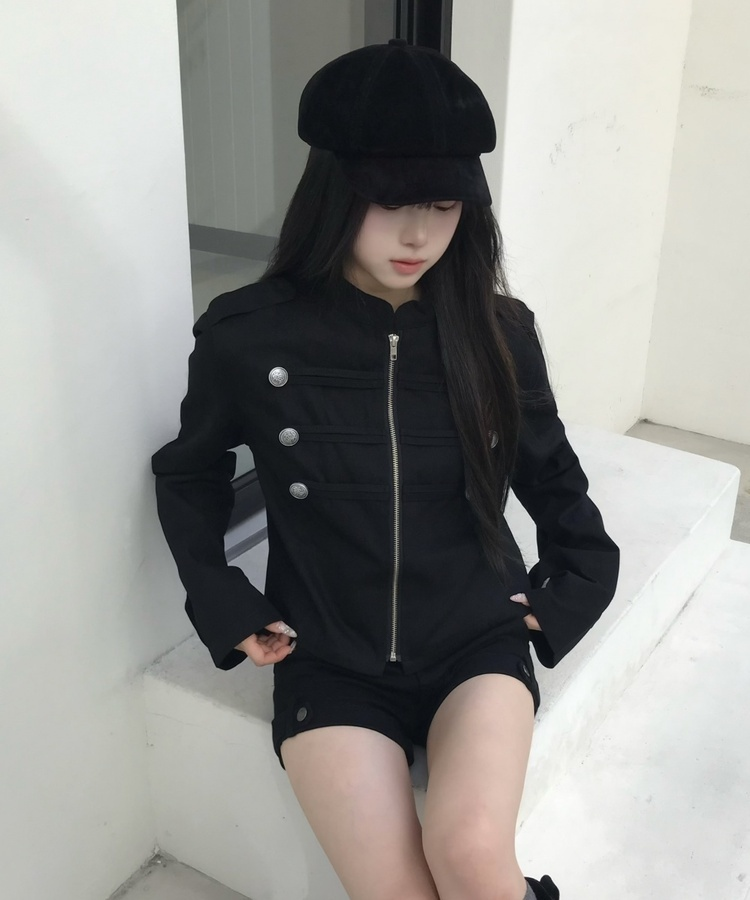 나폴레옹 쇼트 재킷 블랙