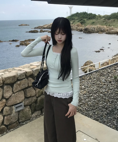 베이직 레이스 캐미솔 흰색