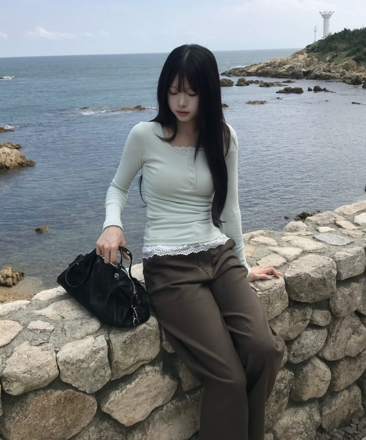 【인생핏✨기장별】코튼 와이드 일자 팬츠 딥브라운