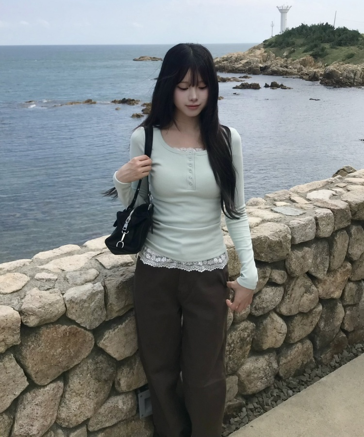 【인생핏✨기장별】코튼 와이드 일자 팬츠 딥브라운