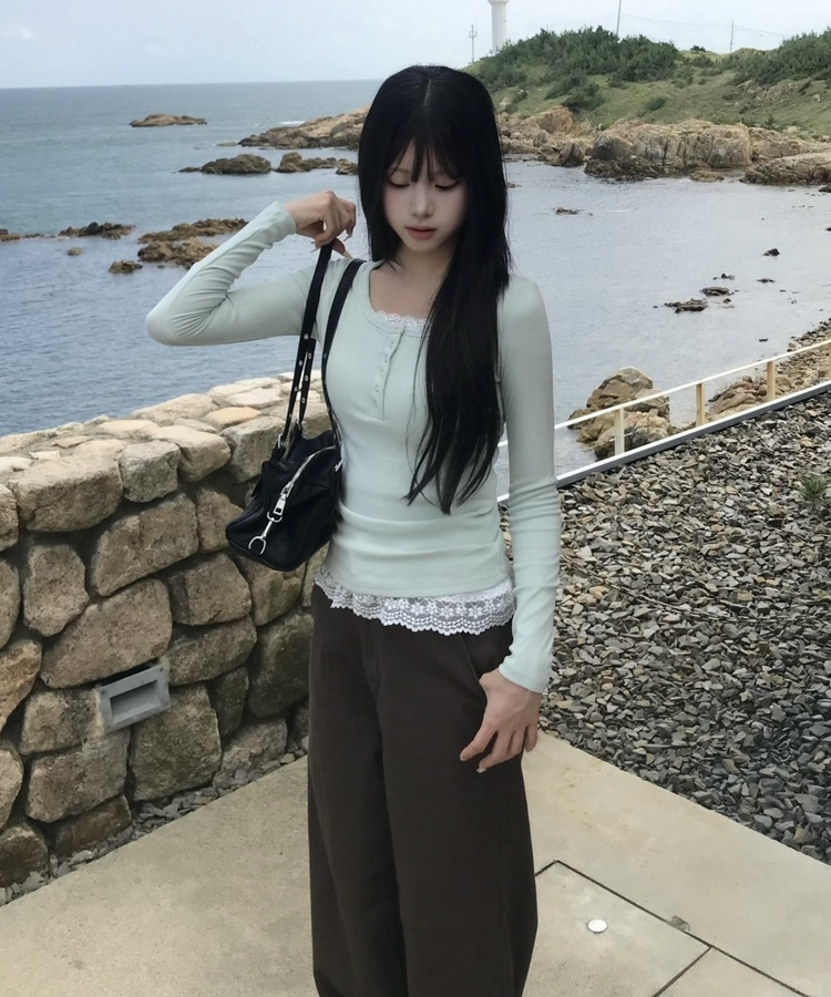 【인생핏✨기장별】코튼 와이드 일자 팬츠 딥브라운