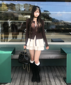 퀼팅 체인 백 검정