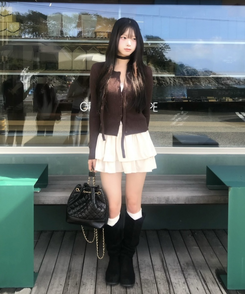 퀼팅 체인 백 검정