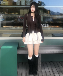 퀼팅 체인 백 검정