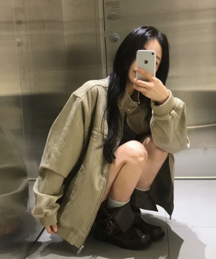 차이나 투버튼 오버핏 야상자켓 3color 베이지