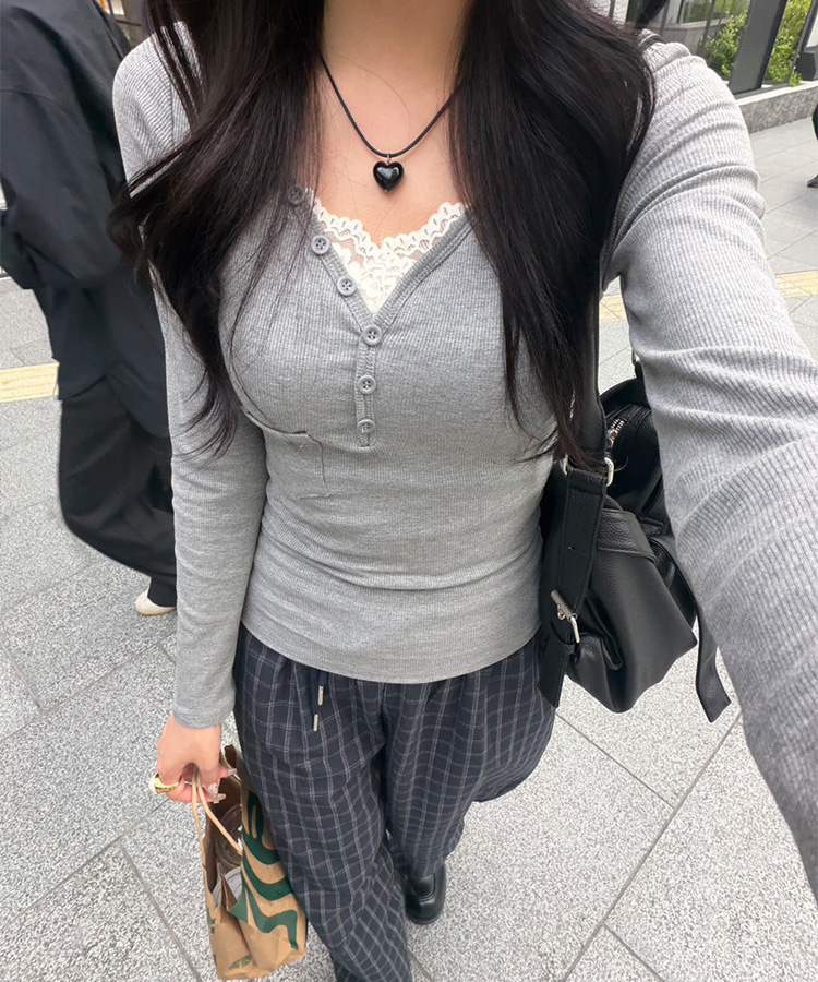 코르셋 스타일 레이스 캐미솔 크림