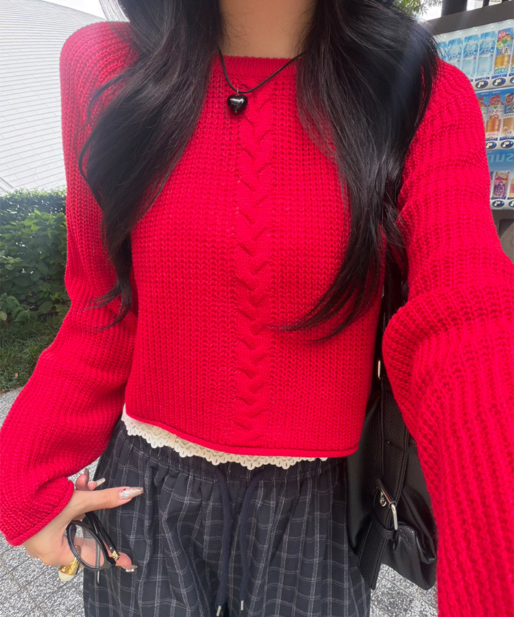 코르셋 스타일 레이스 캐미솔 크림