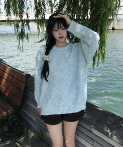 【MADE❤️고퀄】포근 솜사탕 루즈핏 니트 4color 소라