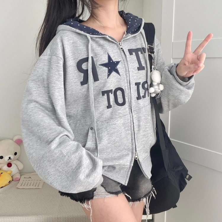 별도트 후드 안감 키치 러블리 오버핏 후드집업 6color 메란지