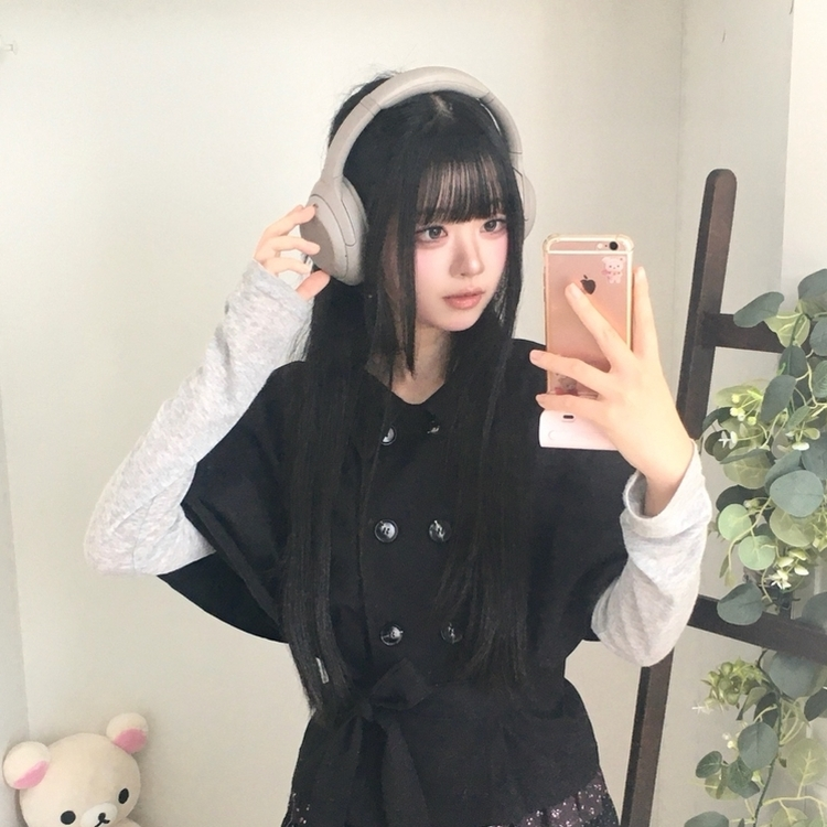 트렌치 더블버튼 빈티지 대장 모리걸 판초 카라 트렌치 코트 자켓 아우터 가을봄 케이프 망토 블랙