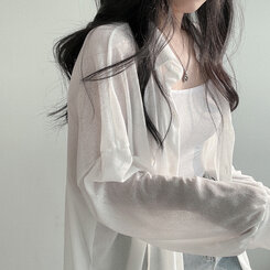シースルーシャツ アイボリー
