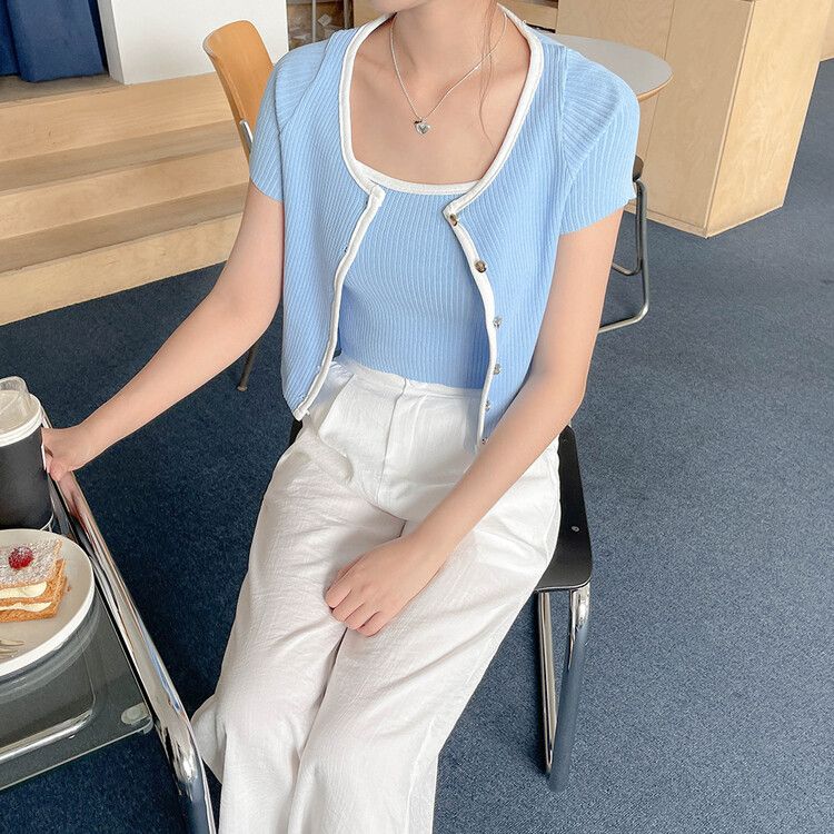 リネンピンタックワイドスラックス IVORY