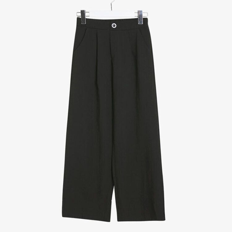 リネンピンタックワイドスラックス