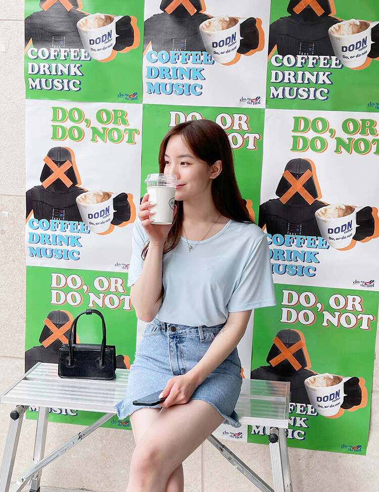 [COOL] 체감온도 낮춰주는! 베이직 쿨 반팔티셔츠(2type) 스카이블루