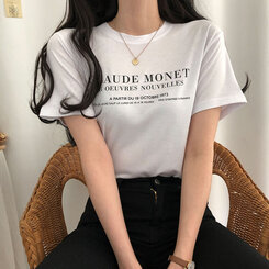 半袖Tシャツ レタリング半袖Tシャツ ホワイト
