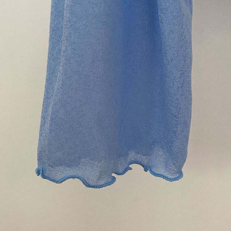 아일라 크롭 날라리 오프 니트 티셔츠