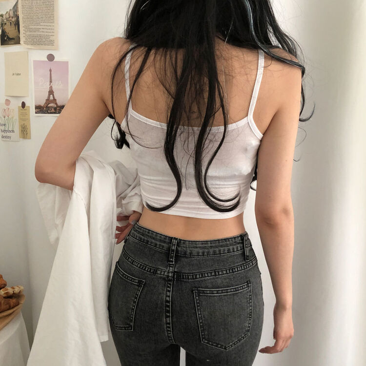 クロップキャミソール ホワイト